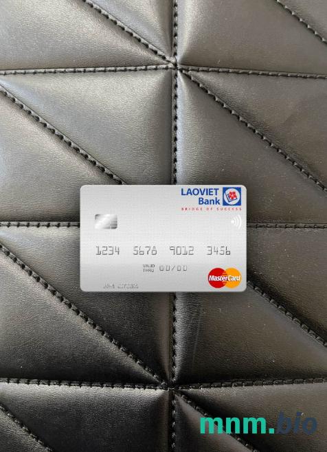 Laos Lao-Viet wygląd zdjęcia mastercard skan PSD + zdjęcie
